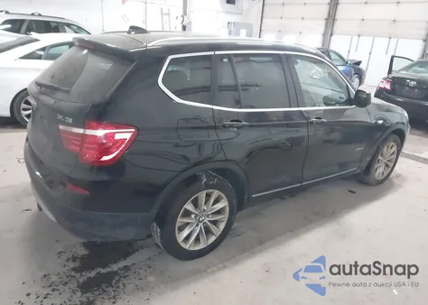 2011 BMW X3 xDrive28I from USA, damaged, VIN 5UXWX5C57BL708370